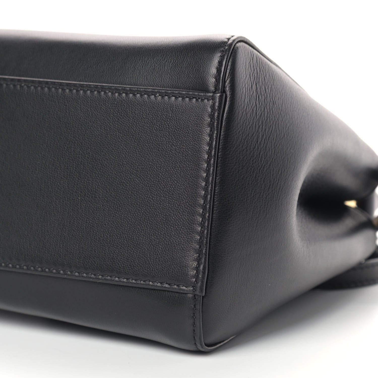 Fendi Nappa Mini Peekaboo Iconic Satchel Black 10 of 10