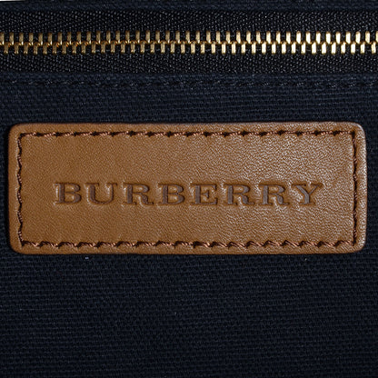 Burberry Vintage Leather House Check Webbing Medium Marlow Tote Camel 7 of 11