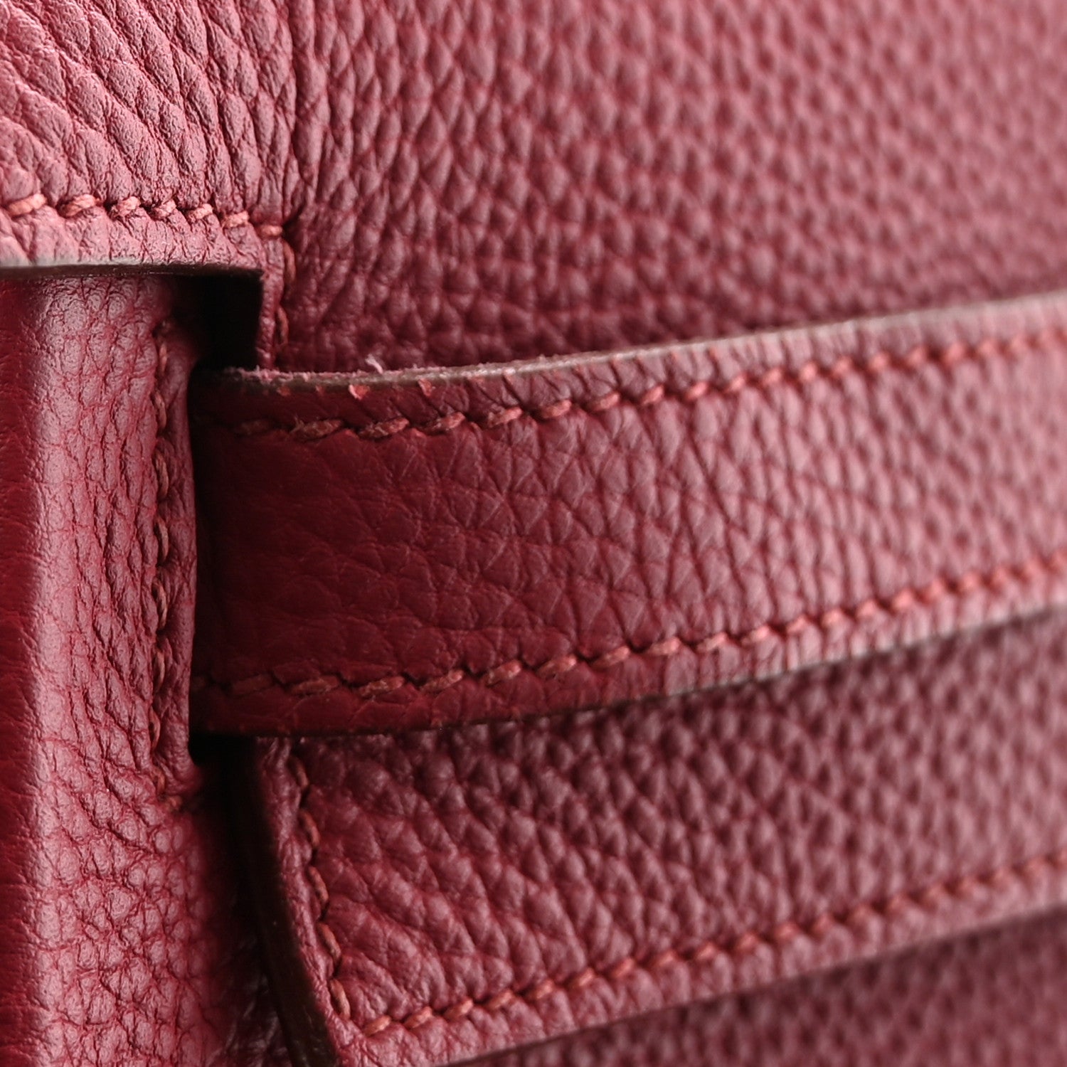 Hermes Togo Kelly Retourne 28 Rouge Grenat 12 of 12