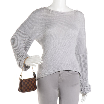 Louis Vuitton Damier Ebene Mini Pochette Accessories 2 of 8