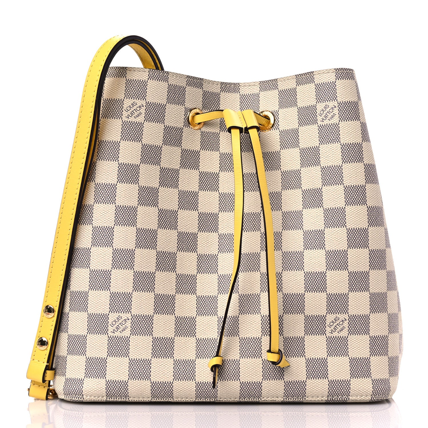 Louis Vuitton Damier Azur Neonoe MM Pineapple 1 of 9