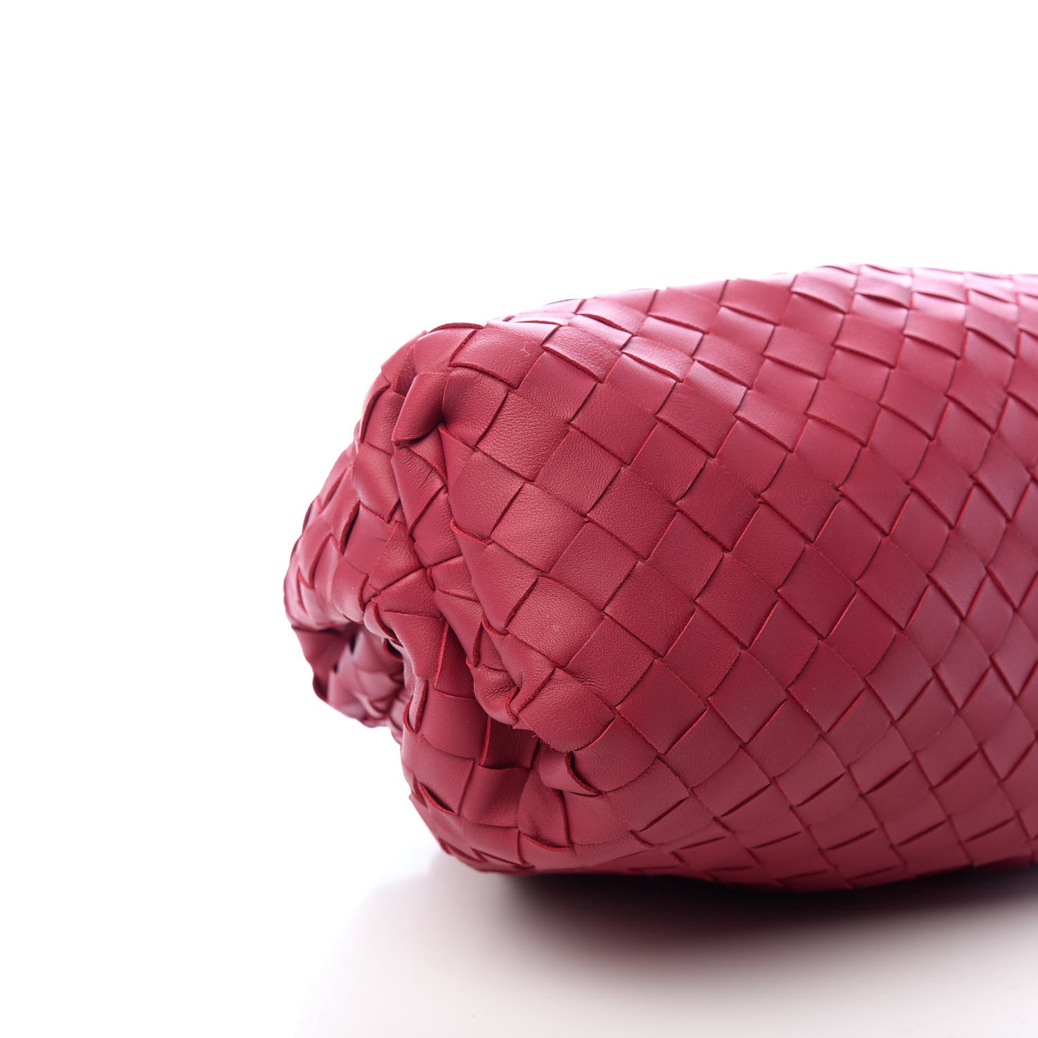 Bottega Veneta Nappa Maxi Intrecciato The Pouch Oversized Clutch Amaranto 8 of 9