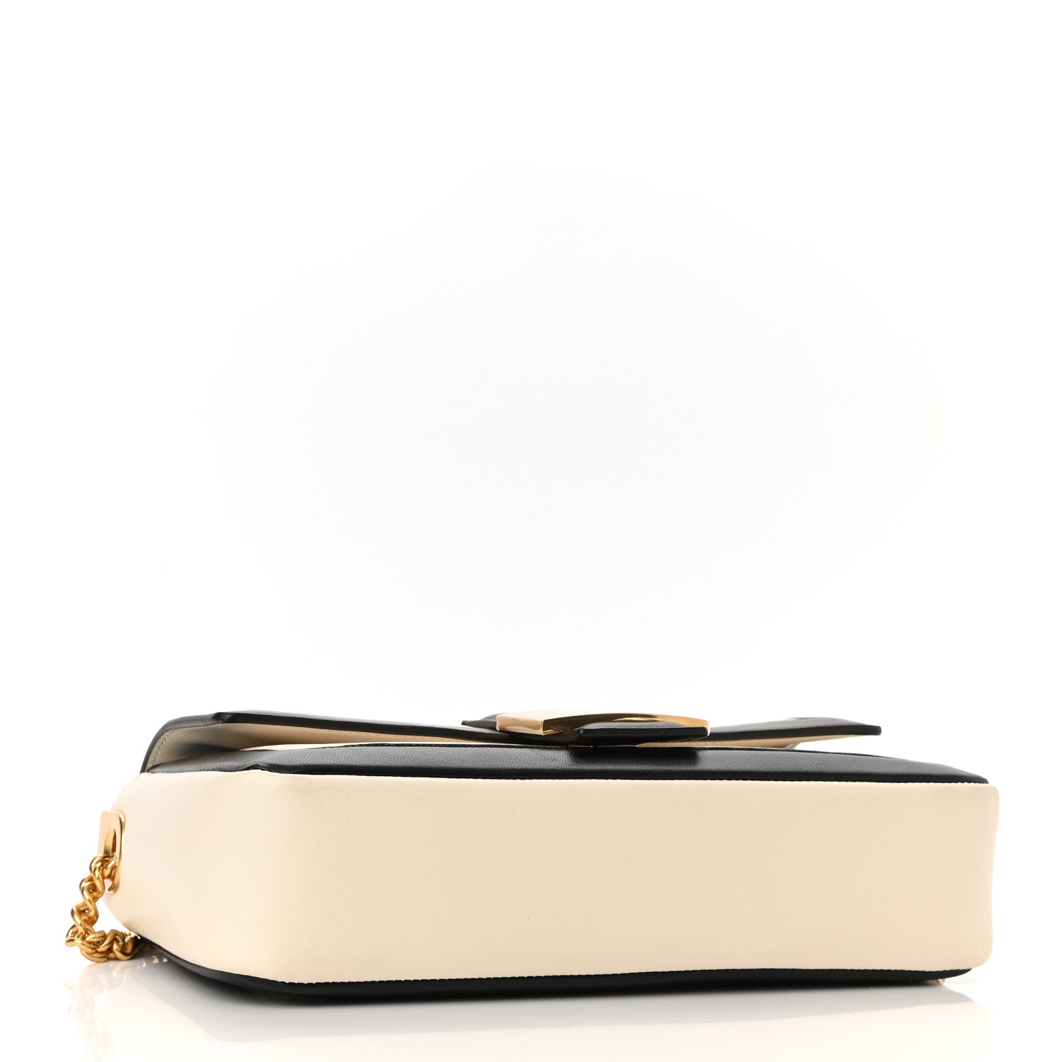 Fendi Nappa Apolo Bi-Color Chain Baguette Uovo Black 5 of 10