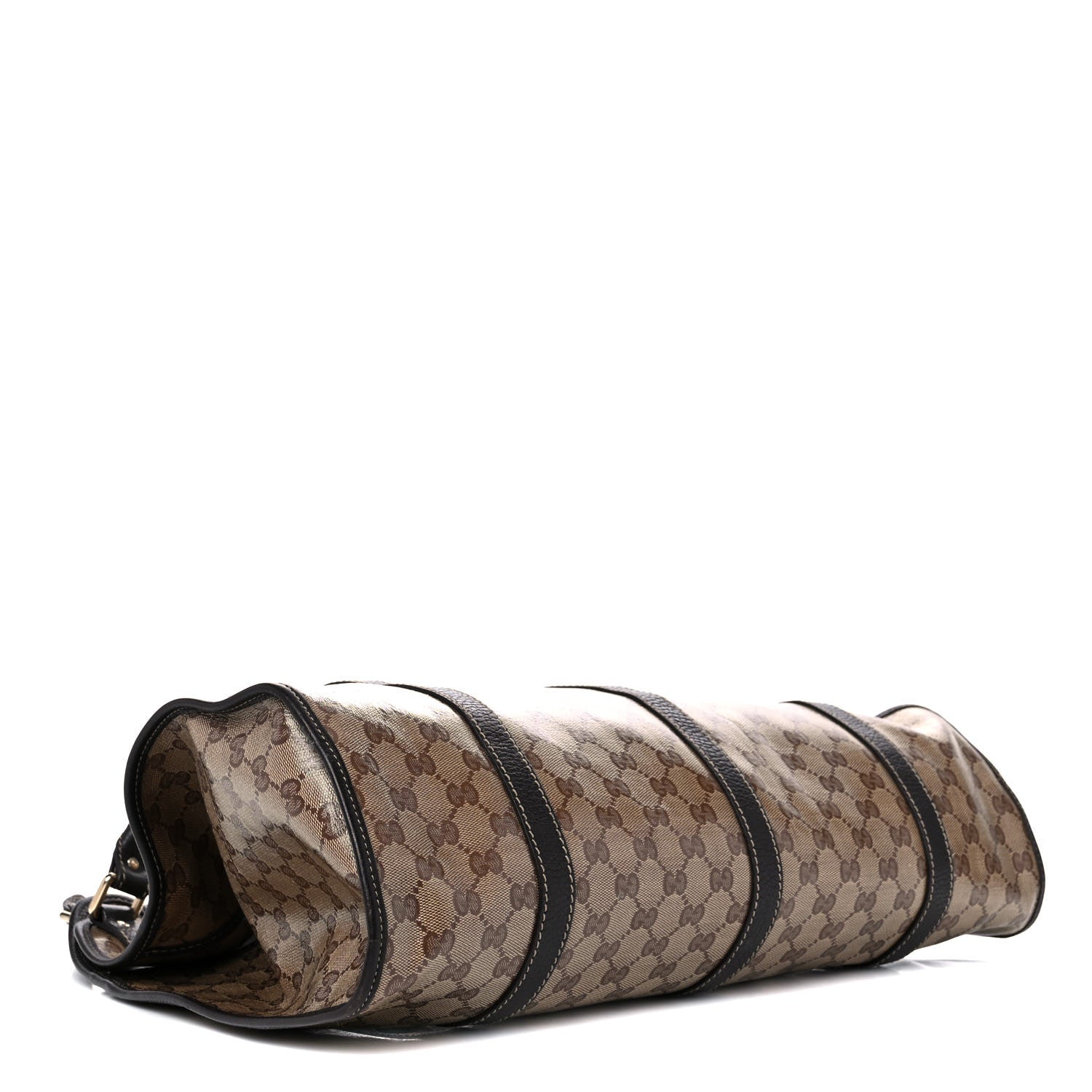 Gucci Crystal Monogram Dollar Calfskin Medium Joy Shoulder Bag Beige Ebony Testa Di Moro 4 of 20