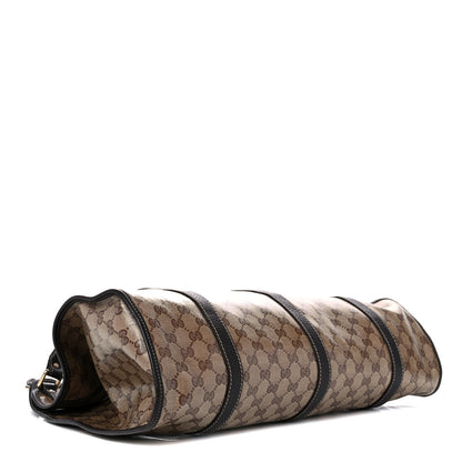 Gucci Crystal Monogram Dollar Calfskin Medium Joy Shoulder Bag Beige Ebony Testa Di Moro 4 of 20