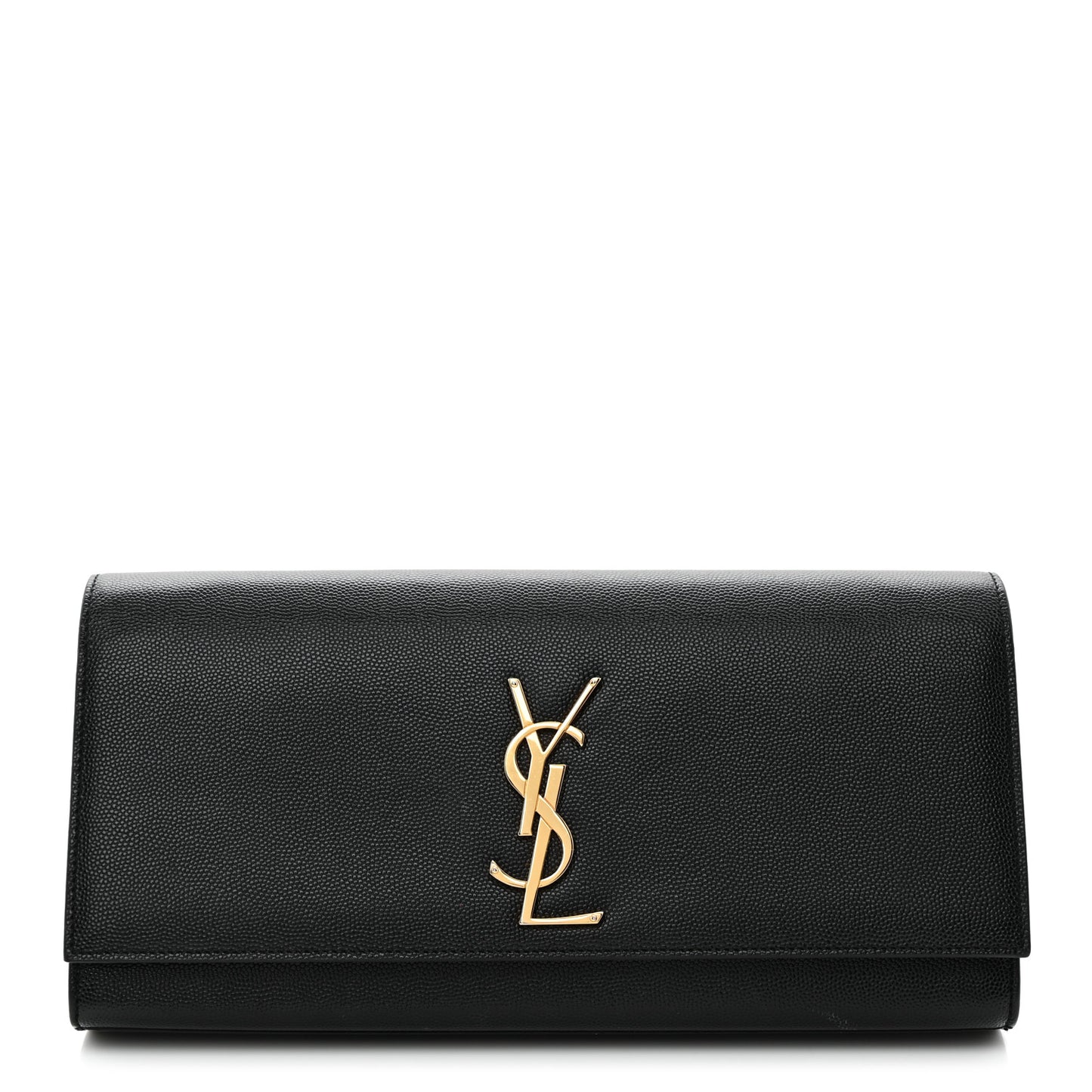 Grain De Poudre Monogram Cassandre Clutch Black