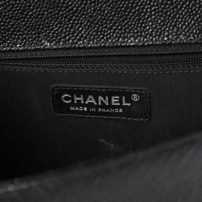 Chanel Caviar Quilted New Medium Boy Flap Black 7 of 8