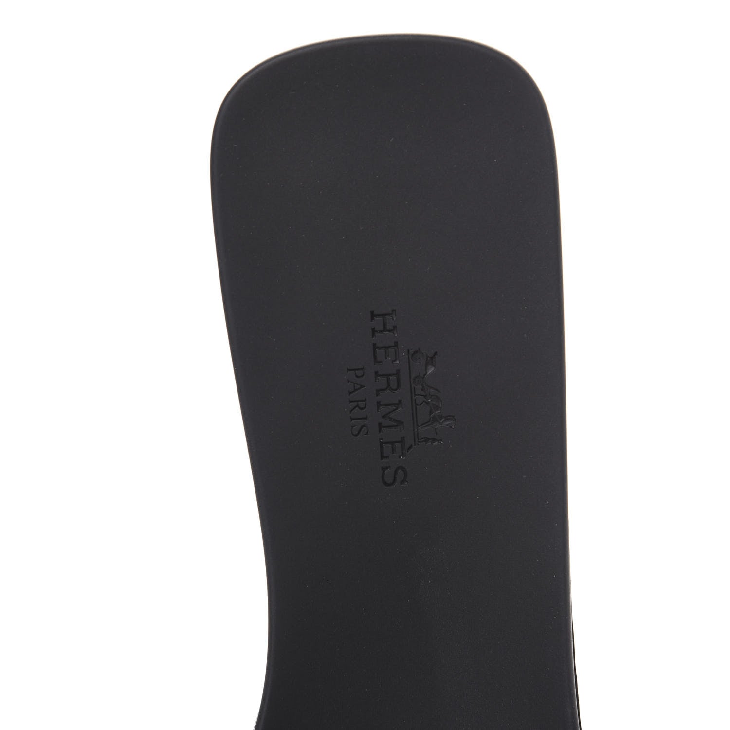 Hermes Rubber Aloha Sandals 38 Black 6 of 8
