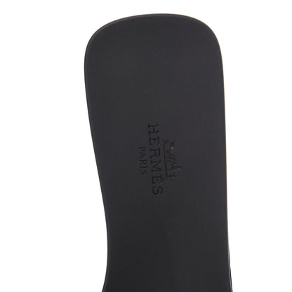 Hermes Rubber Aloha Sandals 38 Black 6 of 8