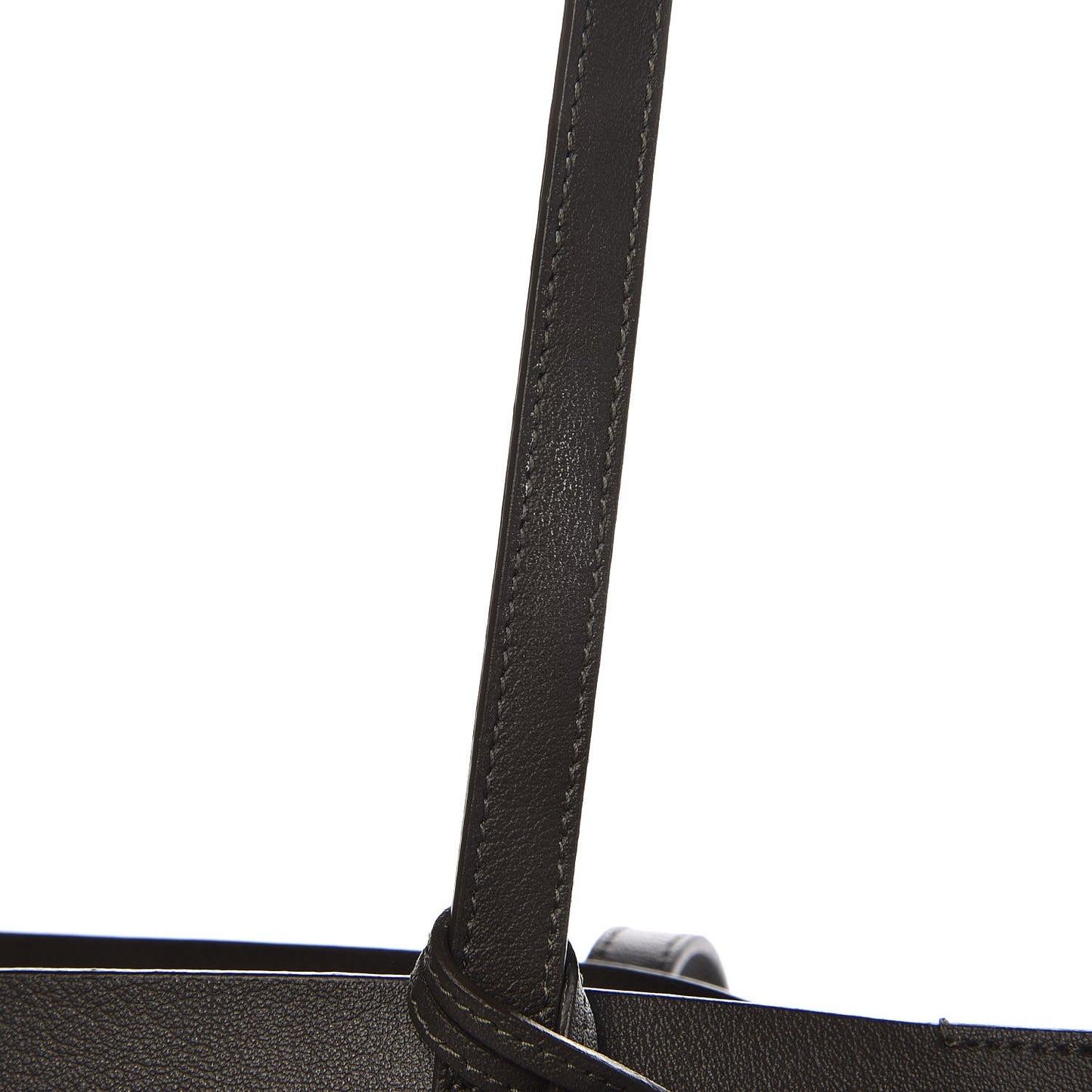 Calfskin Large Shopping Tote Earth