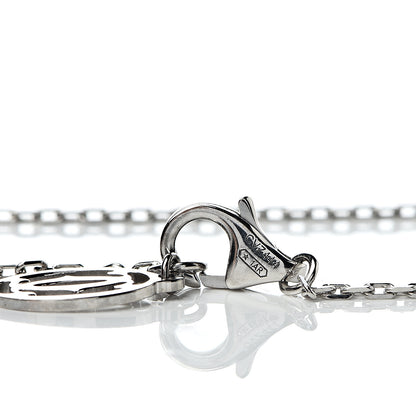 Cartier 18K White Gold Diamond LM D'Amour Pendant Necklace 5 of 7