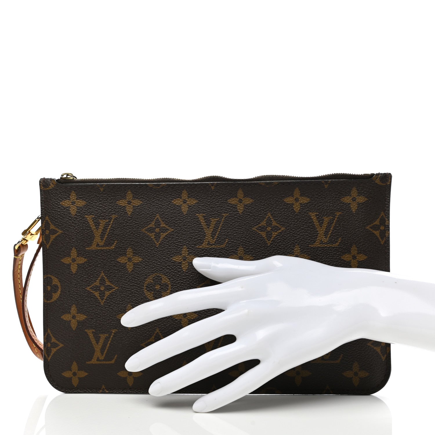 Louis Vuitton Monogram Neverfull MM GM Pochette 2 of 15