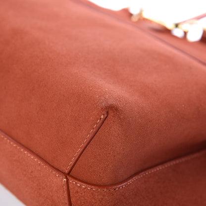 Mansur Gavriel Suede Mini Lady Bag Brick 10 of 11