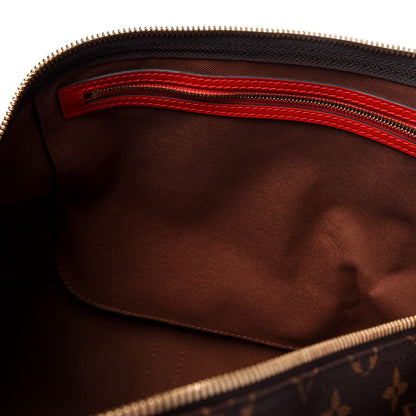 Louis Vuitton Calfskin Monogram Keepall Bandouliere 50 Coquelicot 7 of 12