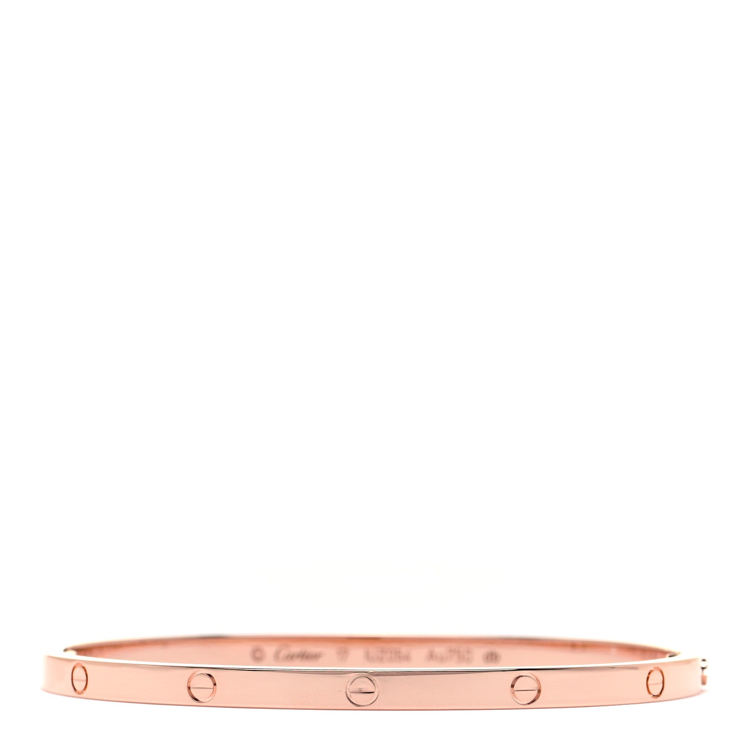 Cartier 18K Pink Gold Small LOVE Bracelet 17 1 of 6