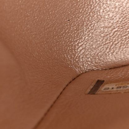 Chanel Metallic Calfskin Quilted Pixel Effect Mini Rectangular Flap Pink Gold 7 of 11