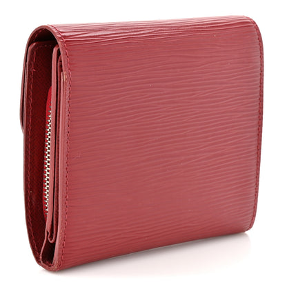 Louis Vuitton Epi Joey Wallet Rubis 3 of 13