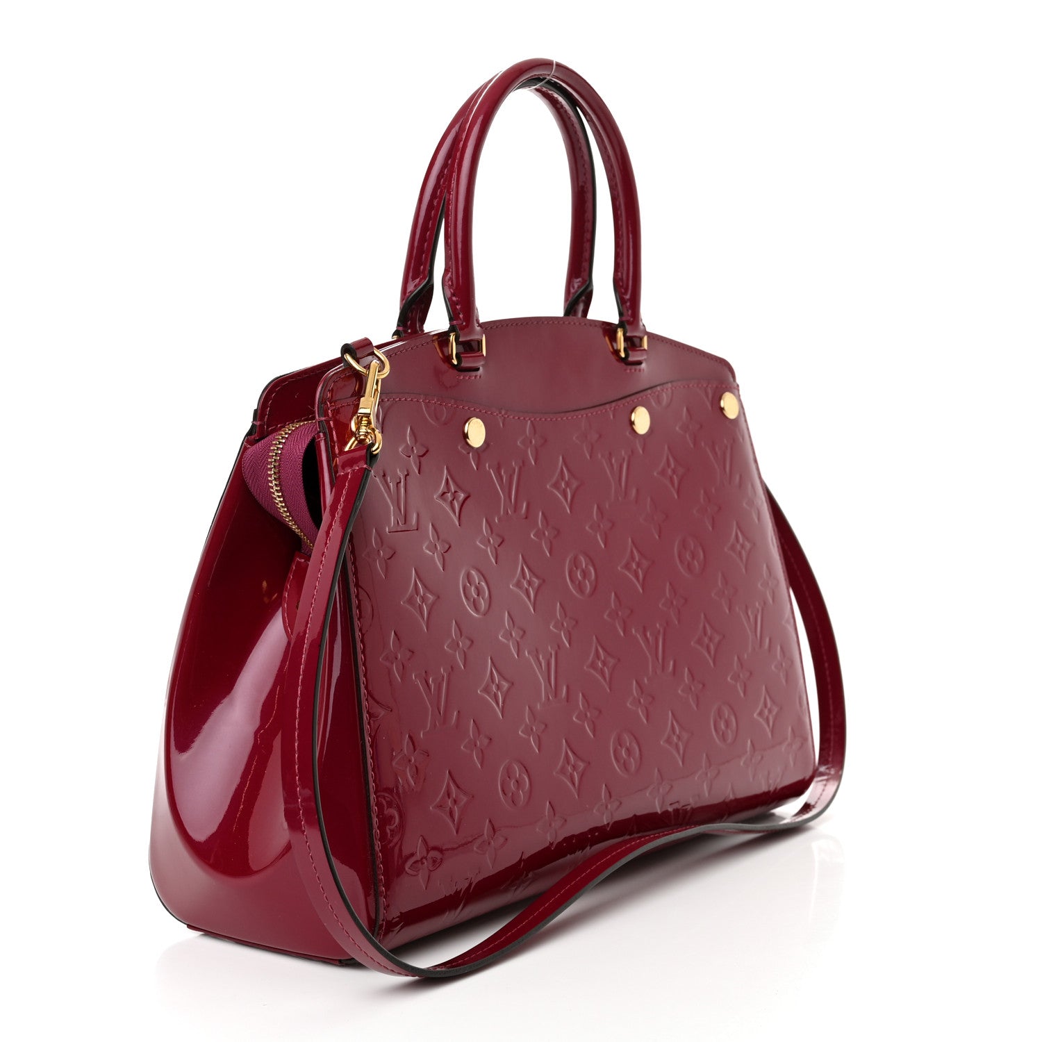 Louis Vuitton Vernis Brea MM NM Magenta 3 of 10