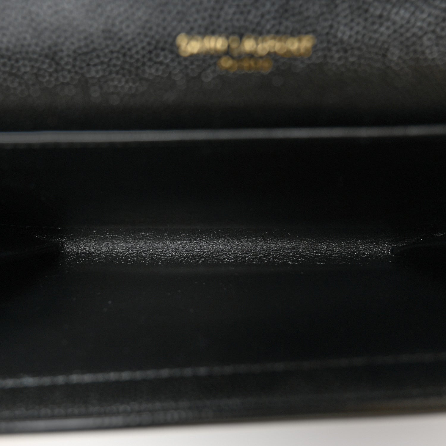 Saint Laurent Grain de Poudre Uptown Chain Wallet Black 6 of 11