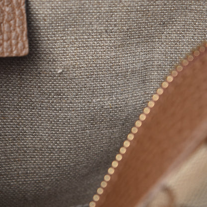 Gucci Monogram Mini Bree Messenger Bag Beige Tabacco 8 of 10