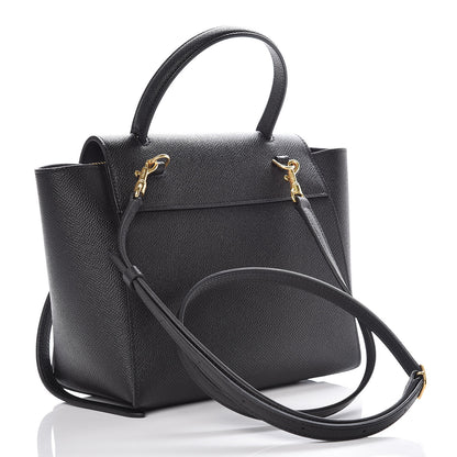 Celine Grained Calfskin Nano Belt Bag Black 4 of 10