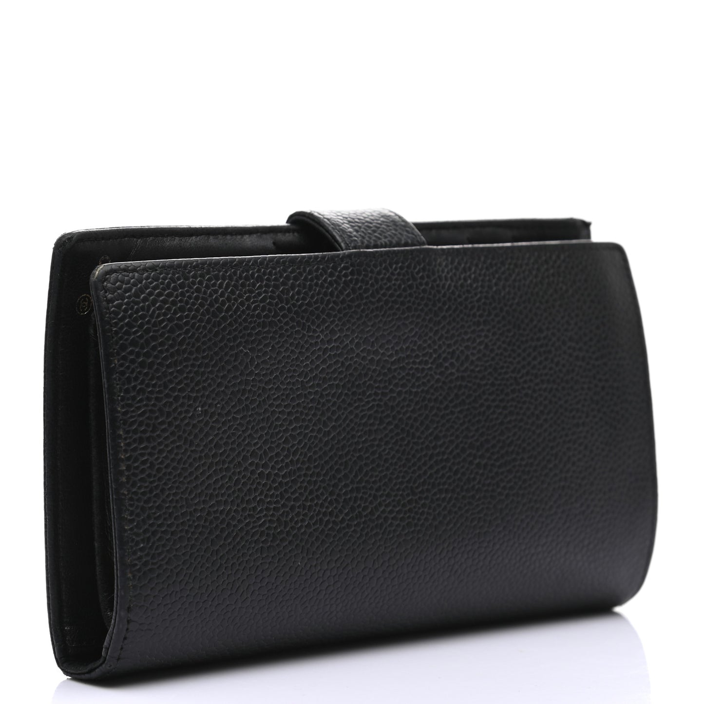 Caviar Timeless CC French Wallet Black