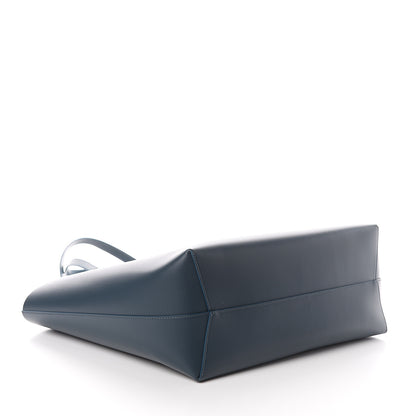Mansur Gavriel Calfskin Large Shopping Tote Blue 3 of 7