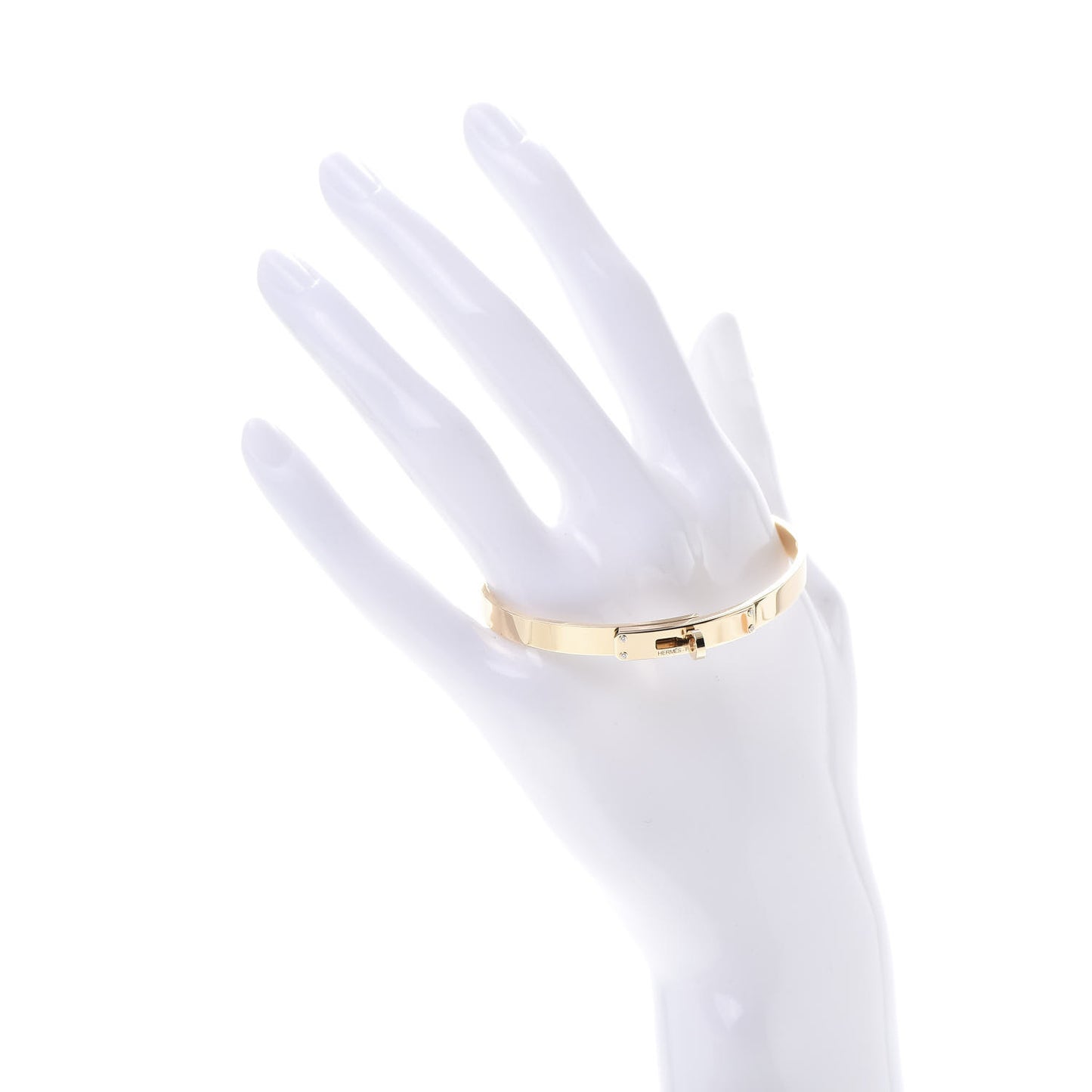 18K Yellow Gold Diamond PM Kelly Bracelet SH
