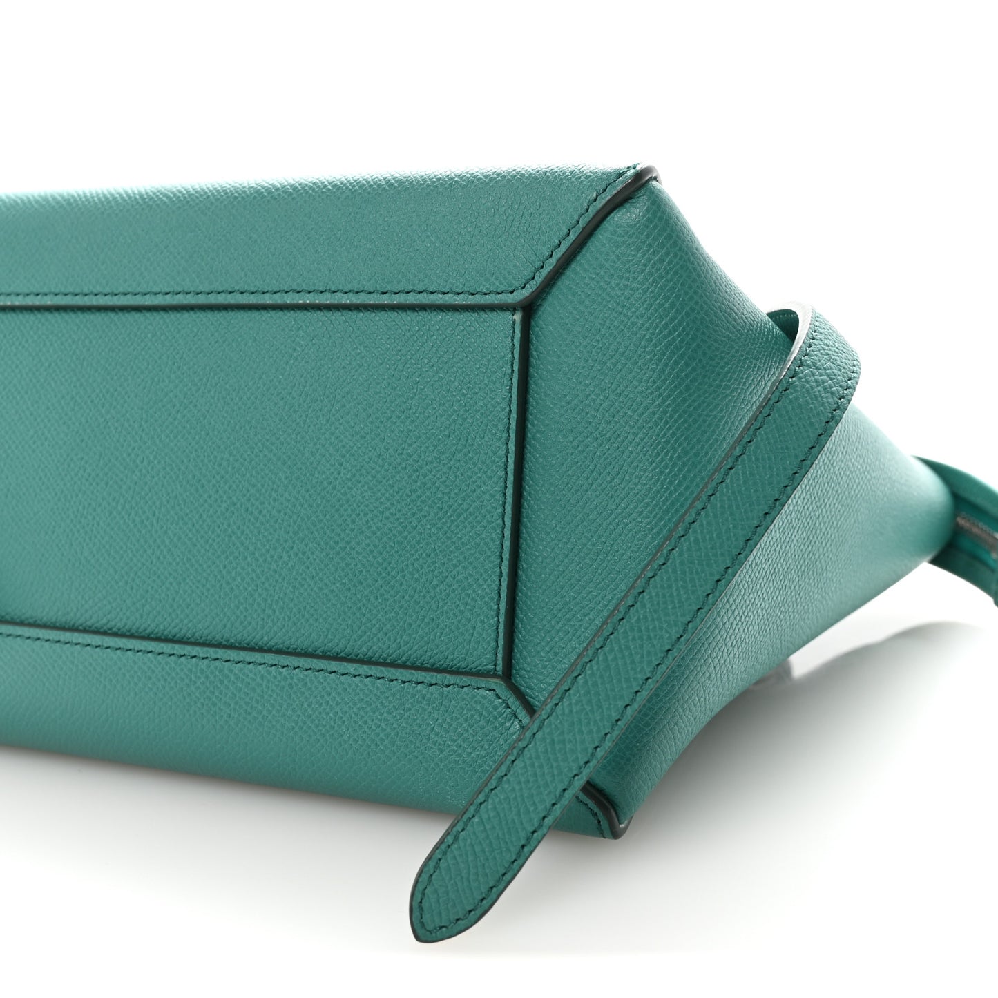 Grained Calfskin Micro Belt Bag Cactus