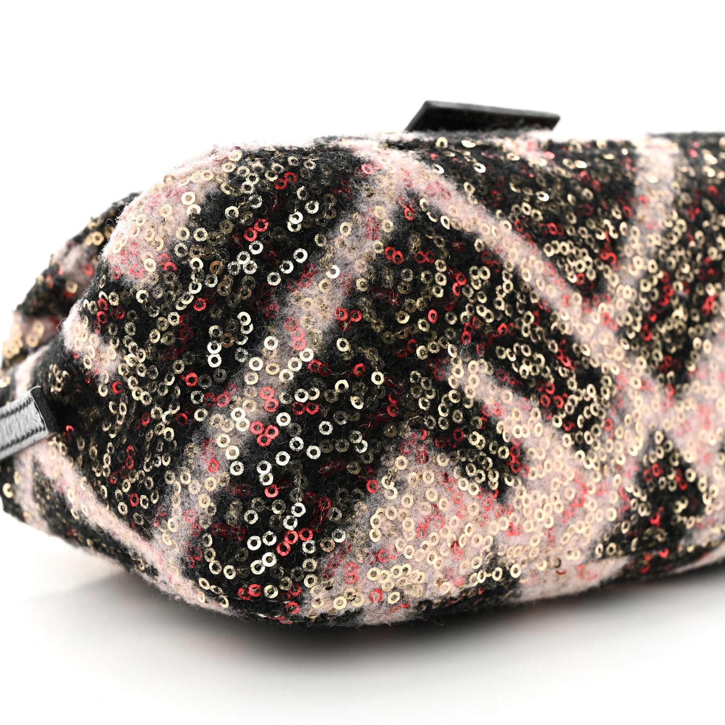 Wool Sequin Macro FF Diagonal Mini Mama Baguette