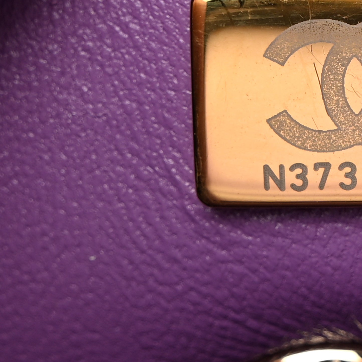 Caviar Quilted Extra Mini Coco Handle Flap Purple