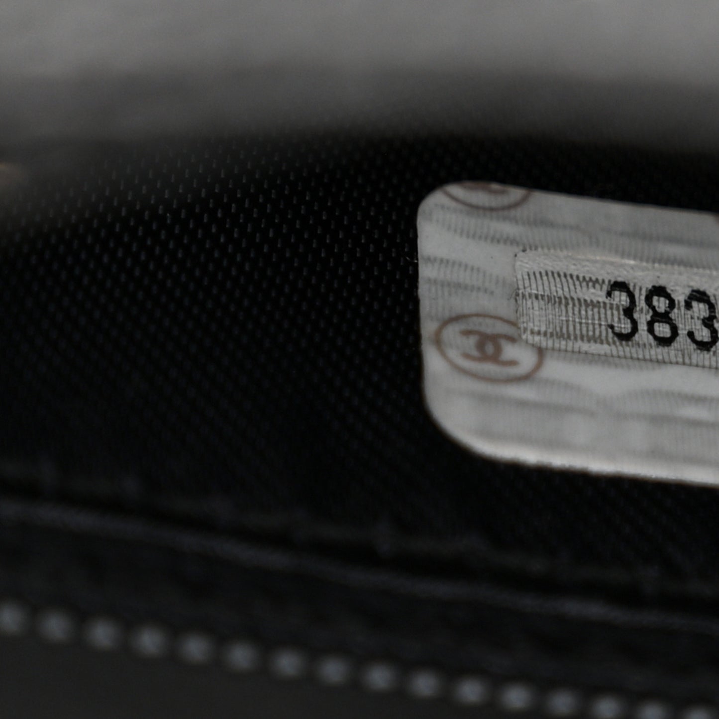 Caviar Quilted Shoulder Bag Black