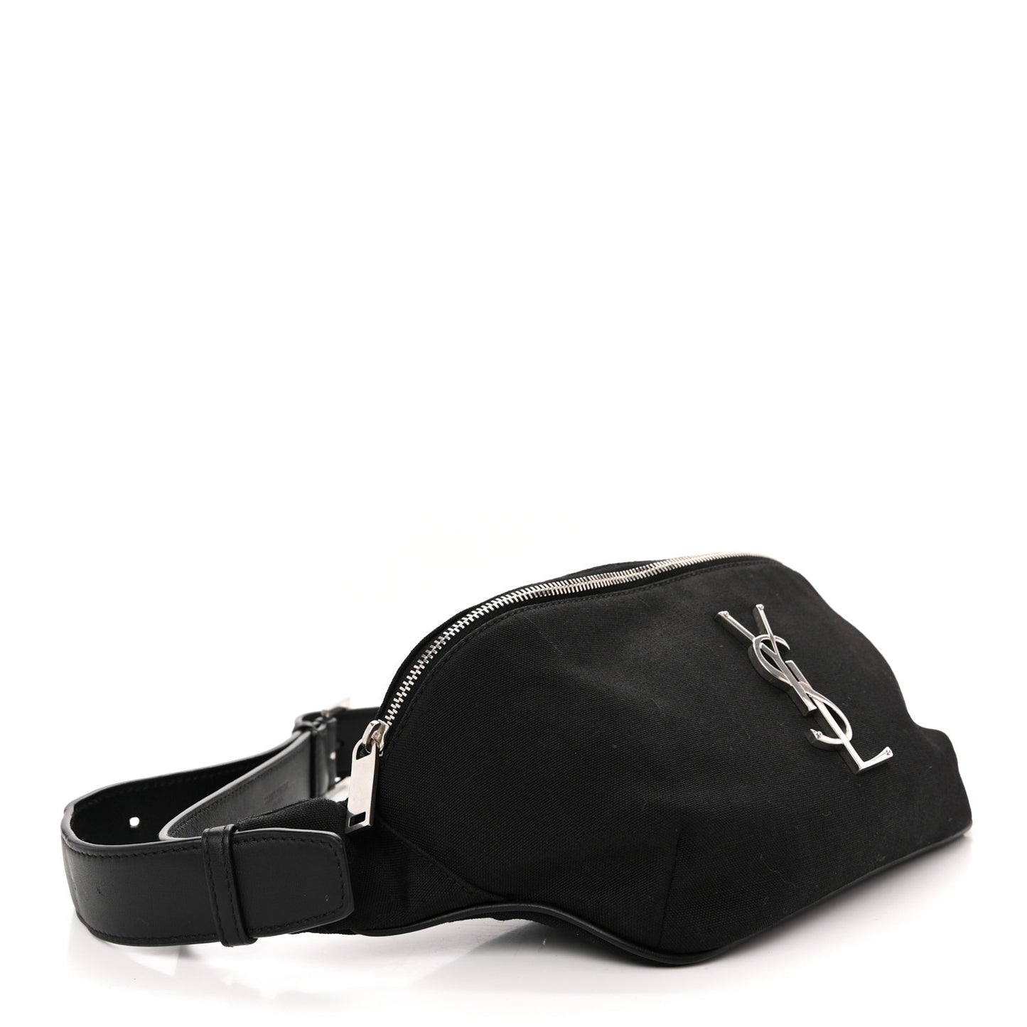 Canvas Monogram Belt Bag Black