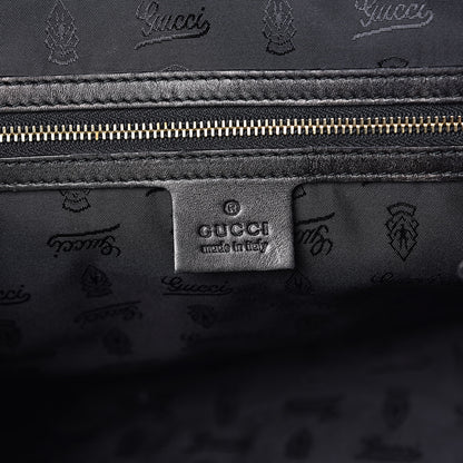 Gucci Dialux Pop Bamboo Large Top Handle Tote Black 6 of 17
