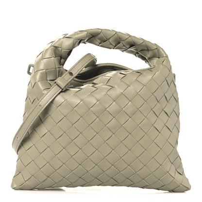 Bottega Veneta Calfskin Intrecciato Mini Hop Travertine 1 of 10
