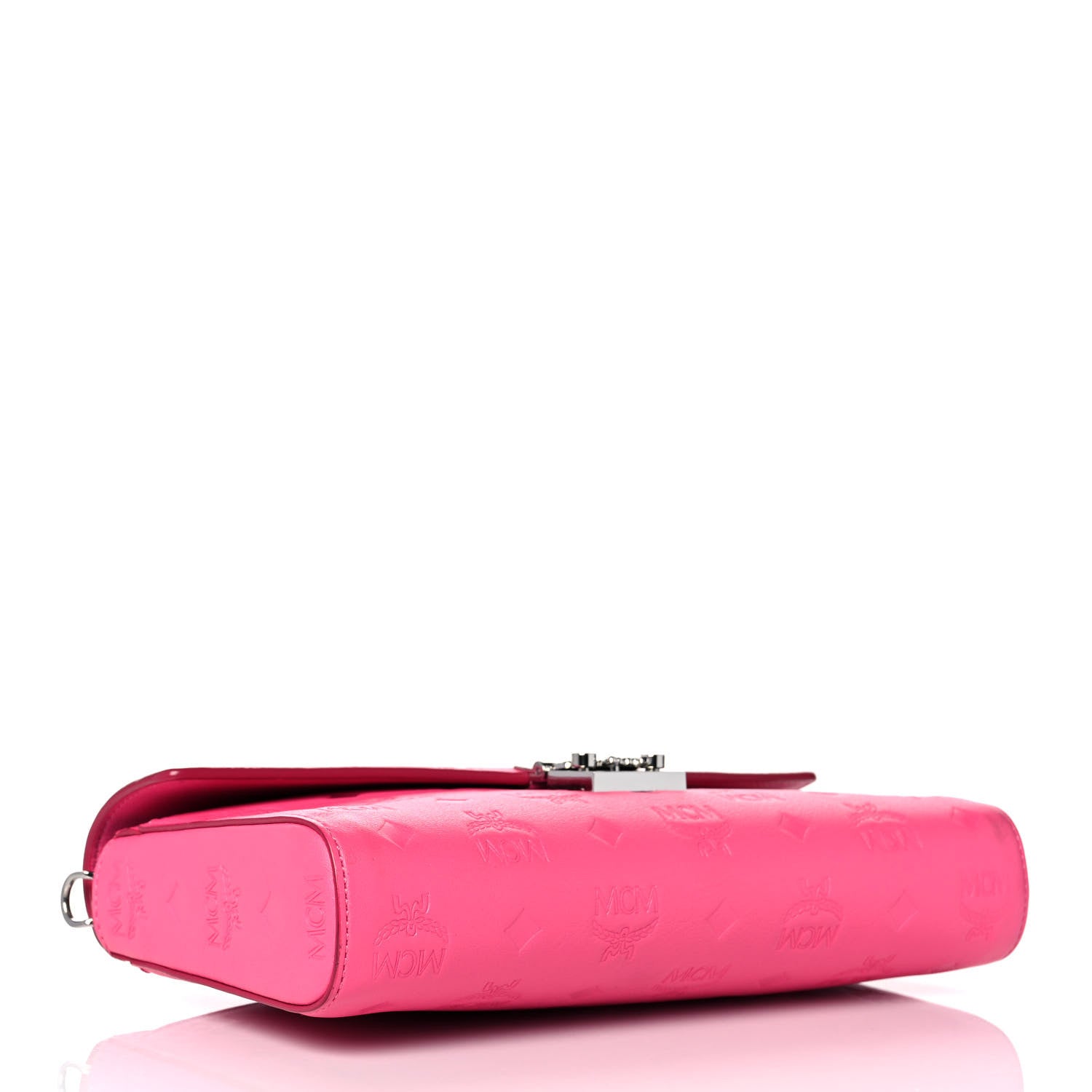 MCM Calfskin Ottomar Large Patricia Wallet On Chain Pink 4 of 11
