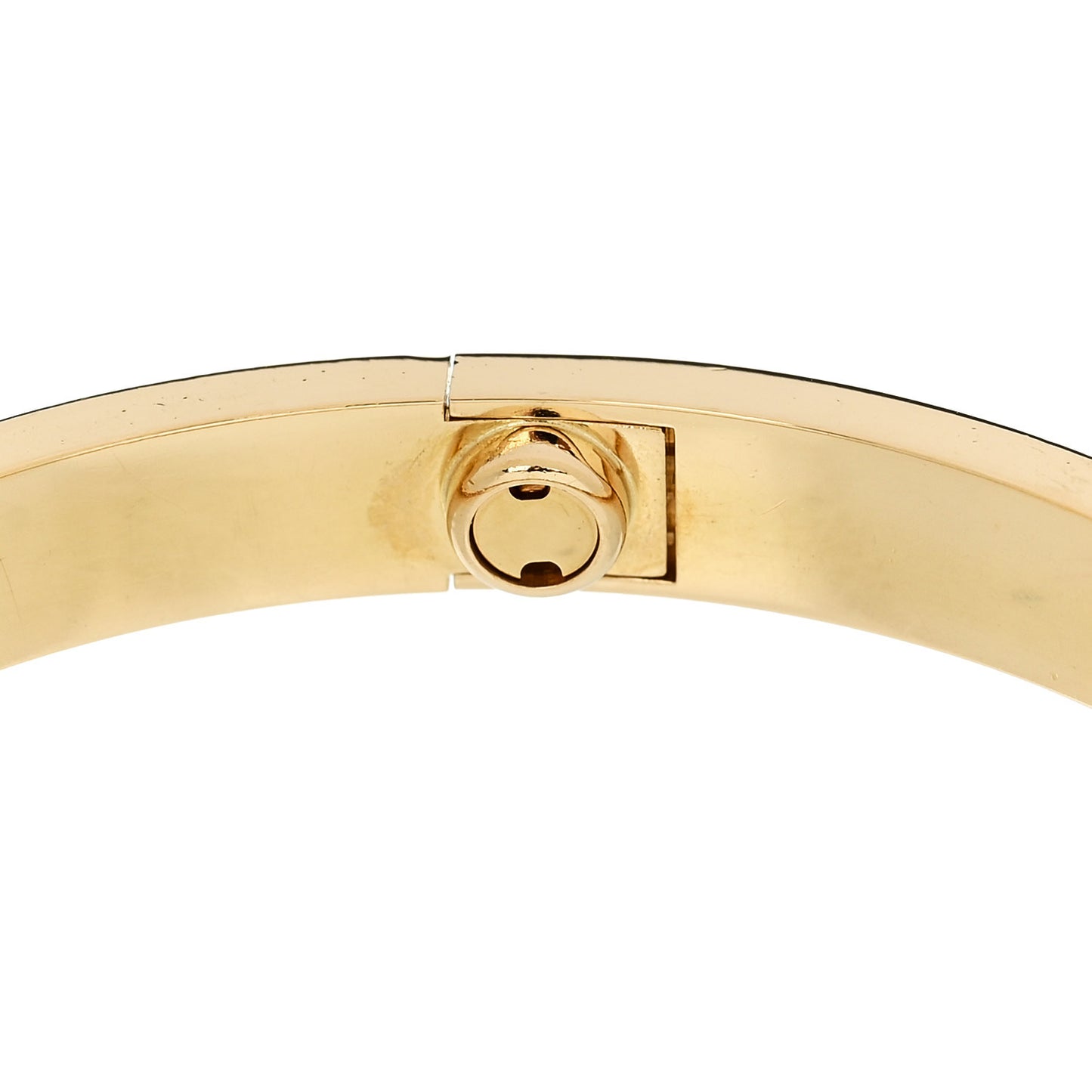 18K Yellow Gold 4 Diamond LOVE Bracelet 18