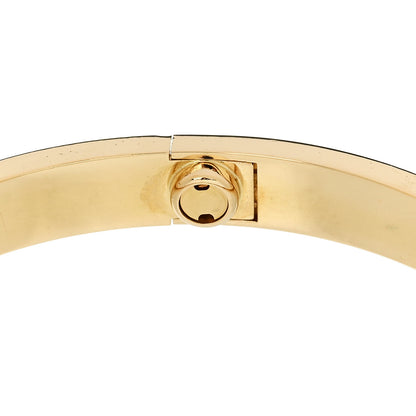 Cartier 18K Yellow Gold 4 Diamond LOVE Bracelet 18 8 of 9