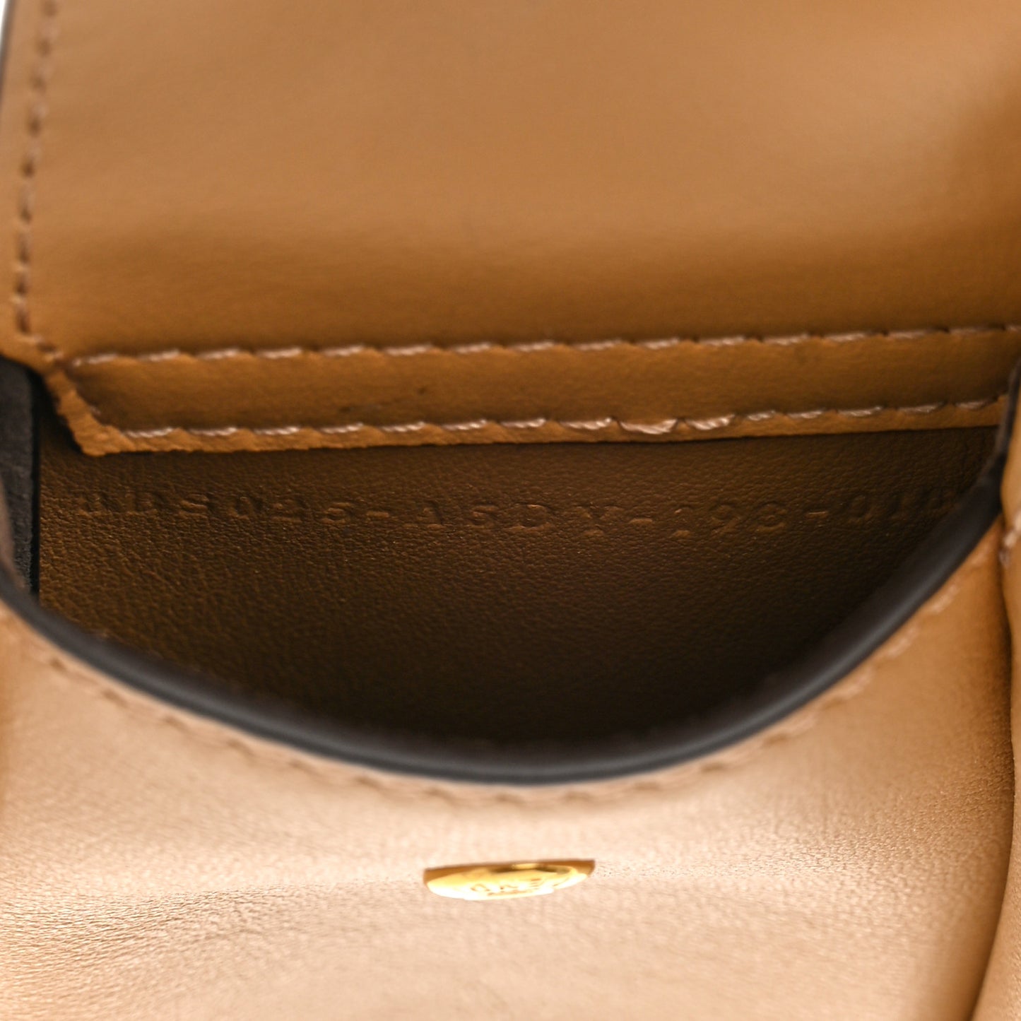 Vitello Grace Matte 3 Pocket Mini Crossbody Bag Miele Scuro