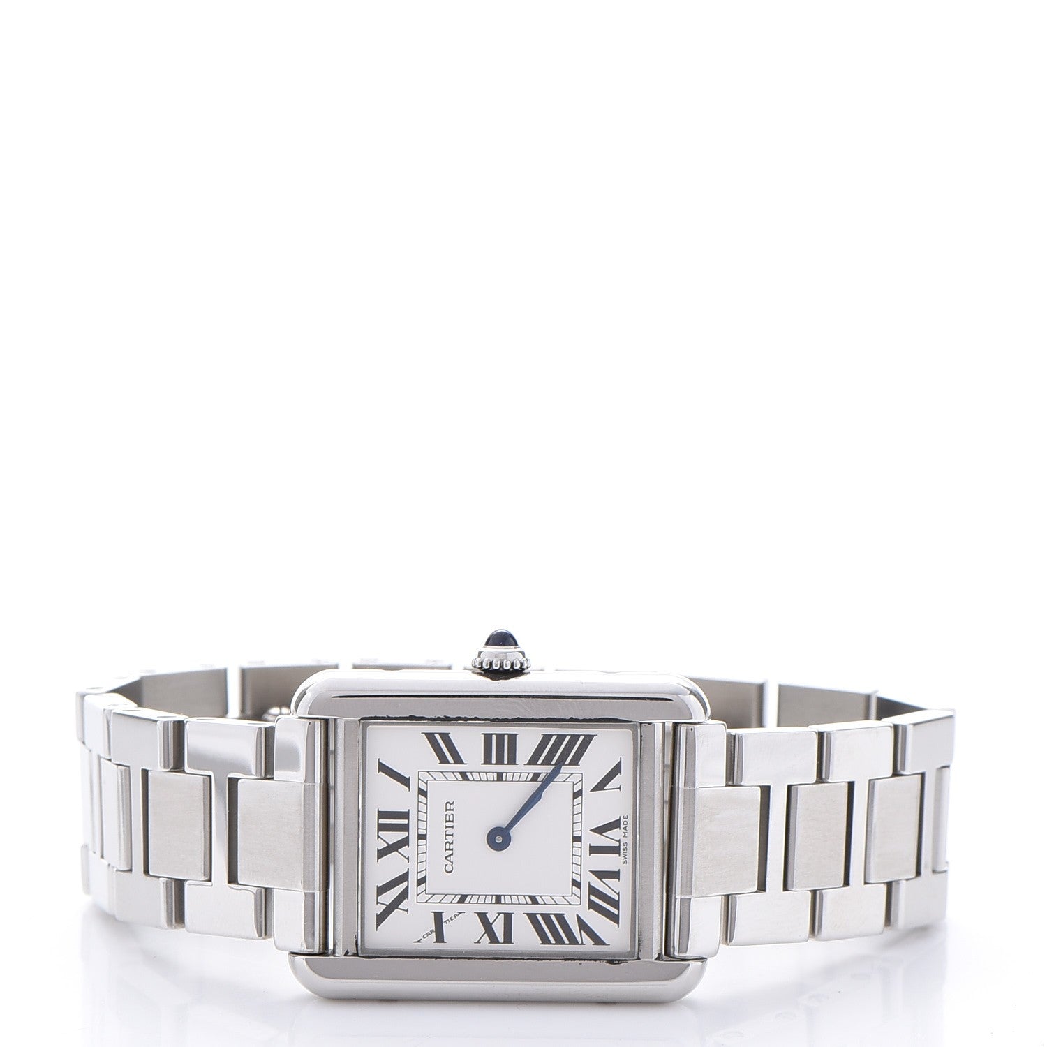 Cartier Stainless Steel 24mm Tank Solo Quartz Watch 3 of 10