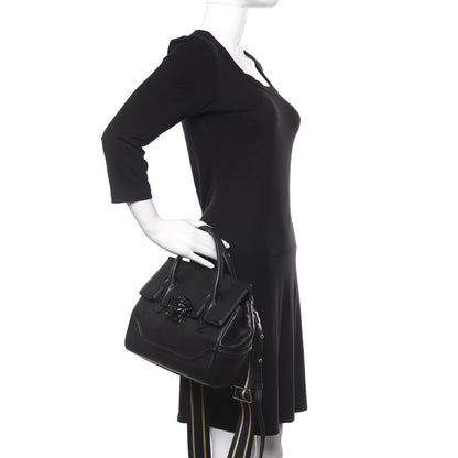 Versace Calfskin Medium Palazzo Empire Bag Black 3 of 14