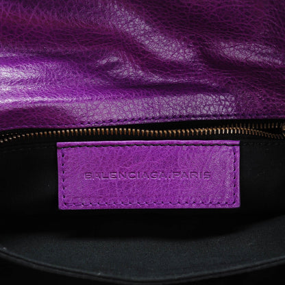 Balenciaga Agneau Classic Hardware Envelope Clutch Ultraviolet 6 of 7