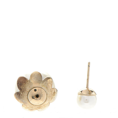 Christian Dior Pearl Mise En Dior Tribal Earrings Gold 4 of 6