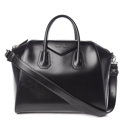 Givenchy Shiny Lord Calfskin Medium Antigona Black 1 of 10