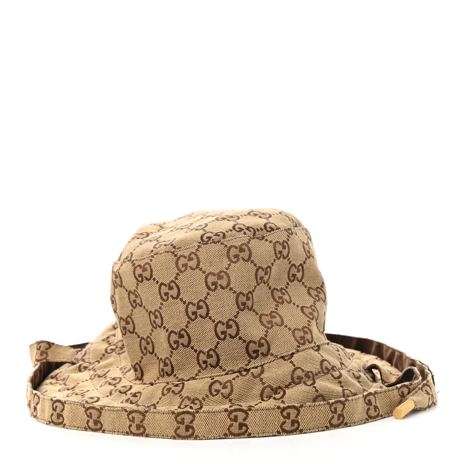 Gucci Canvas Monogram Reversible Bucket Hat M Brown 9 of 16