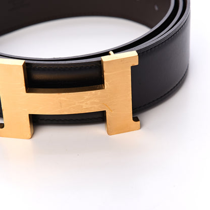 Hermes Box Chamonix 32mm H Belt 110 Black Chocolate 8 of 9