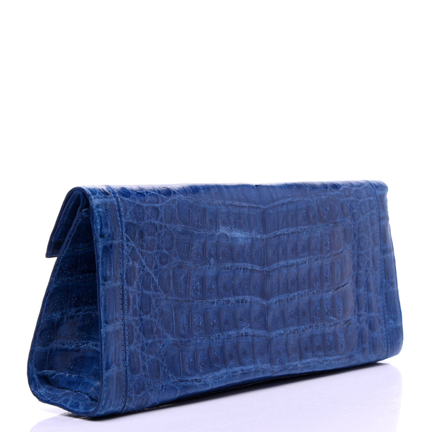 Nancy Gonzalez Crocodile Clutch Blue 3 of 10