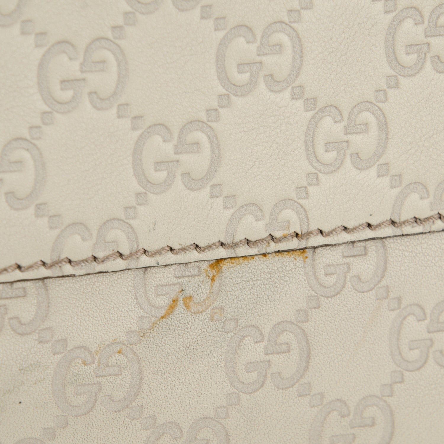 Gucci Guccissima Medium Sukey Tote Mystic White 8 of 11