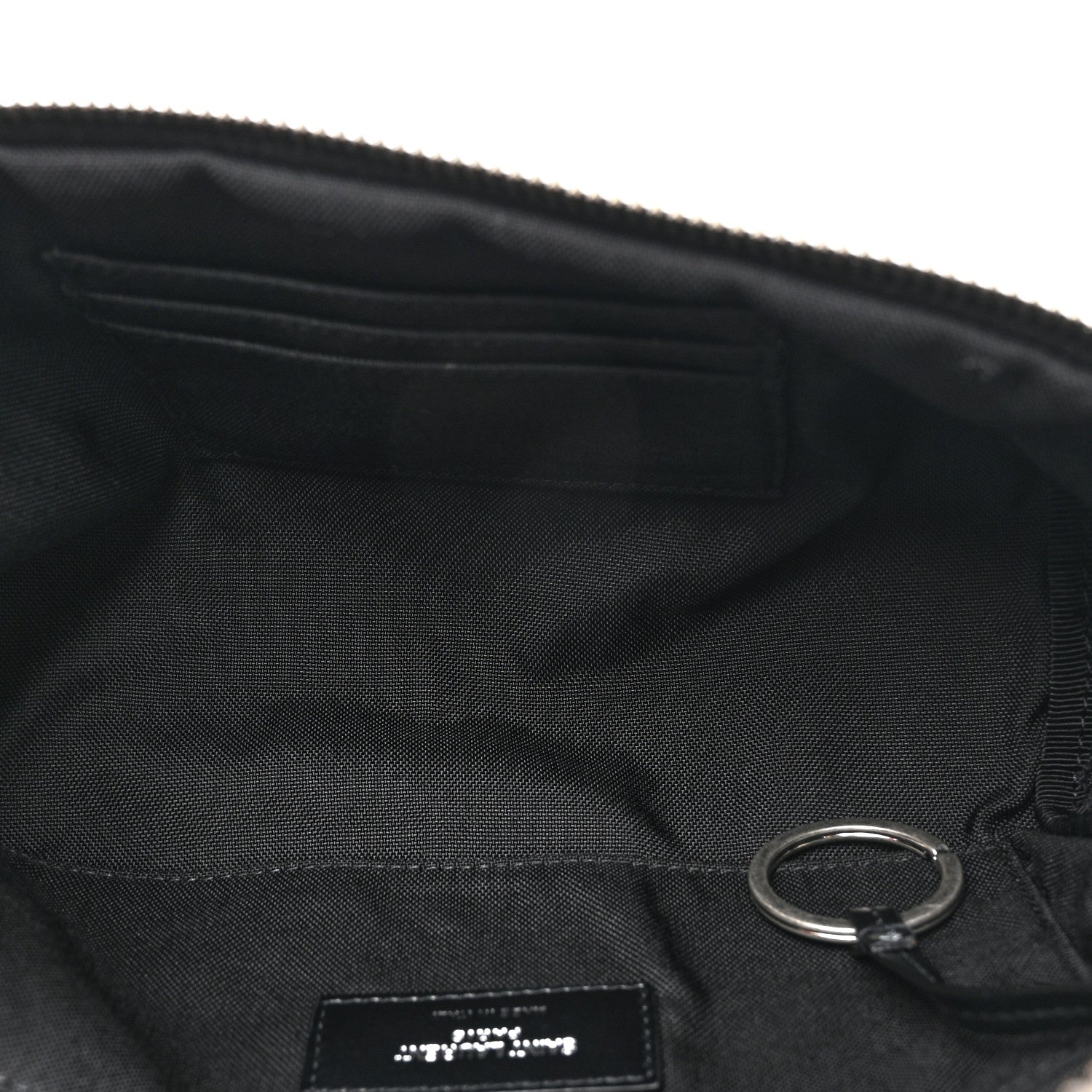 Saint Laurent Canvas Calfskin City Belt Bag Black 5 of 10