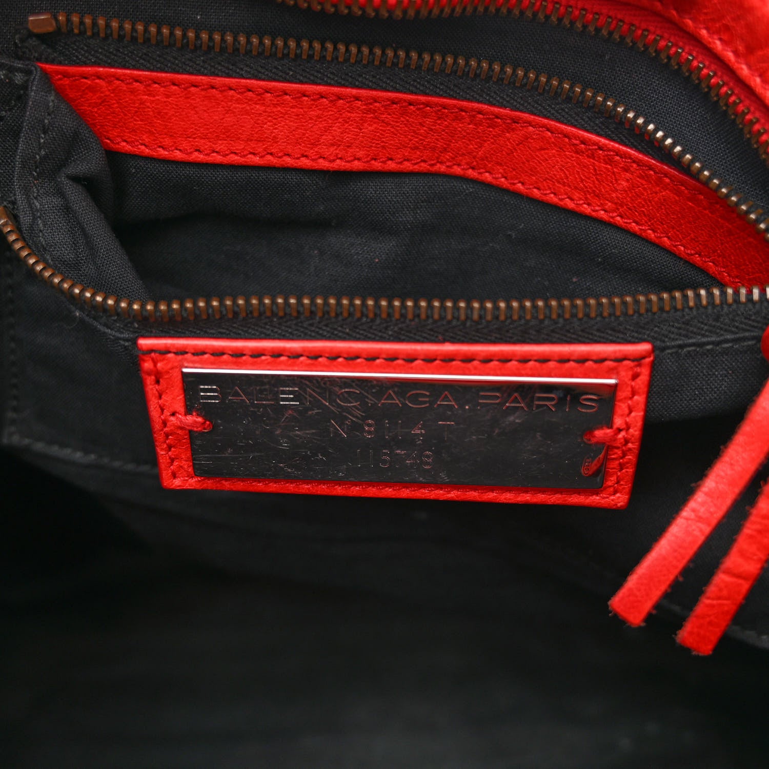 Balenciaga Agneau Classic Hardware City Rouge Cardinal 7 of 19